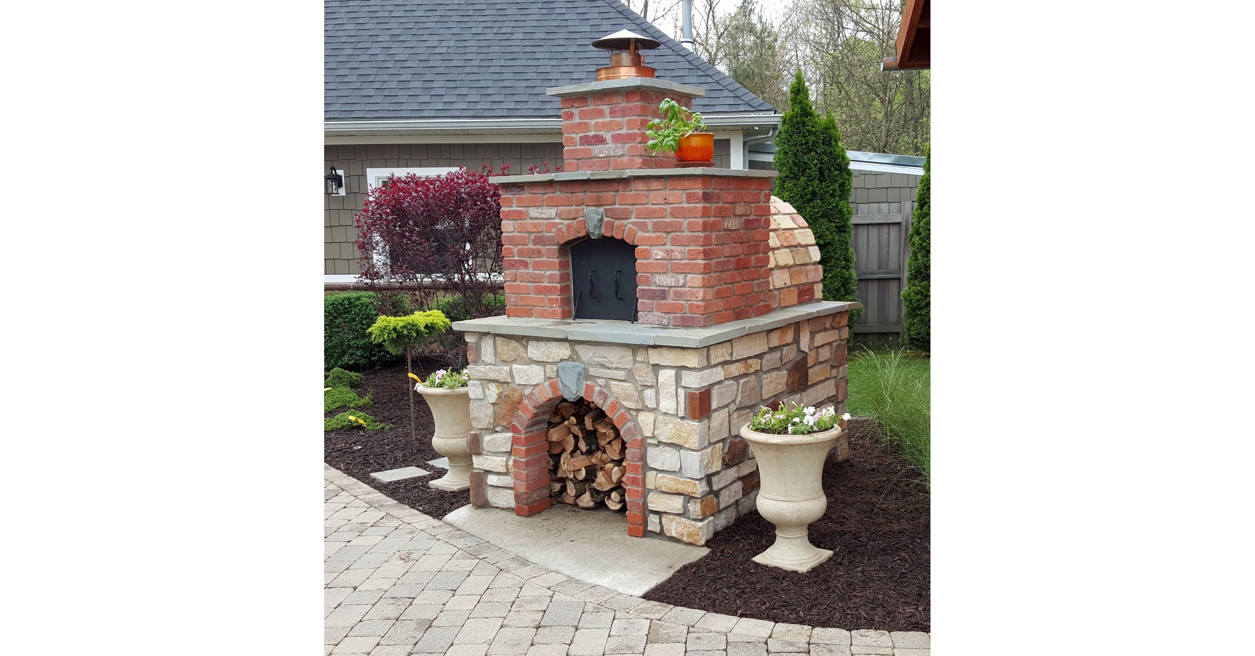DIY Wood Fired Outdoor Brick Pizza Ovens Are Not ly Easy BrickWood Ovens The Hollenbeck Pizza Oven