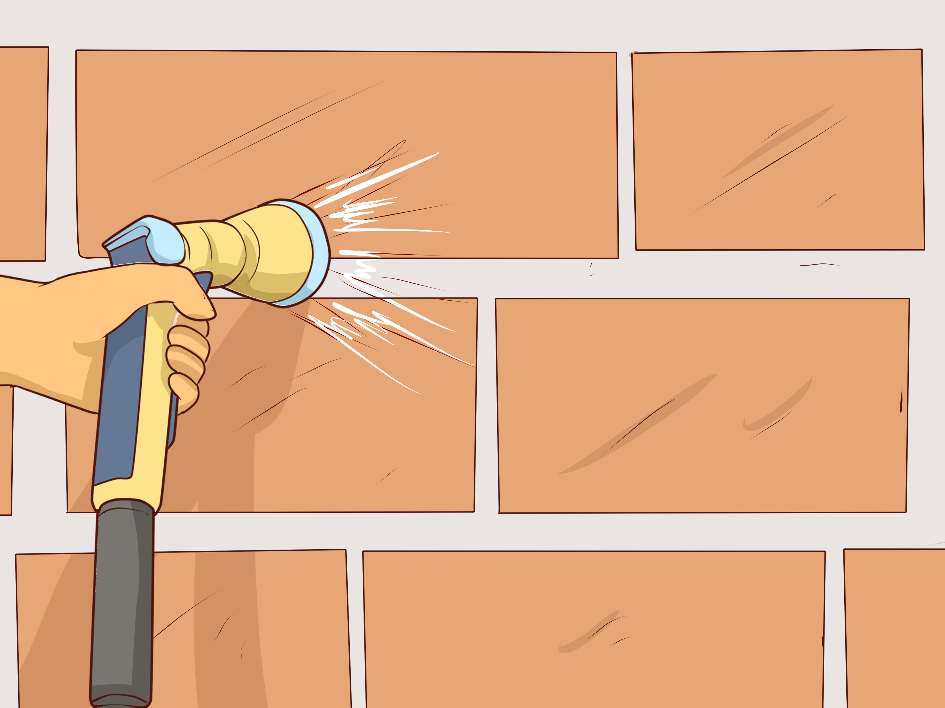 How to Clean A Brick Fireplace with Scrubbing Bubbles Unique 3 Ways to Clean Mortar F Bricks Wikihow