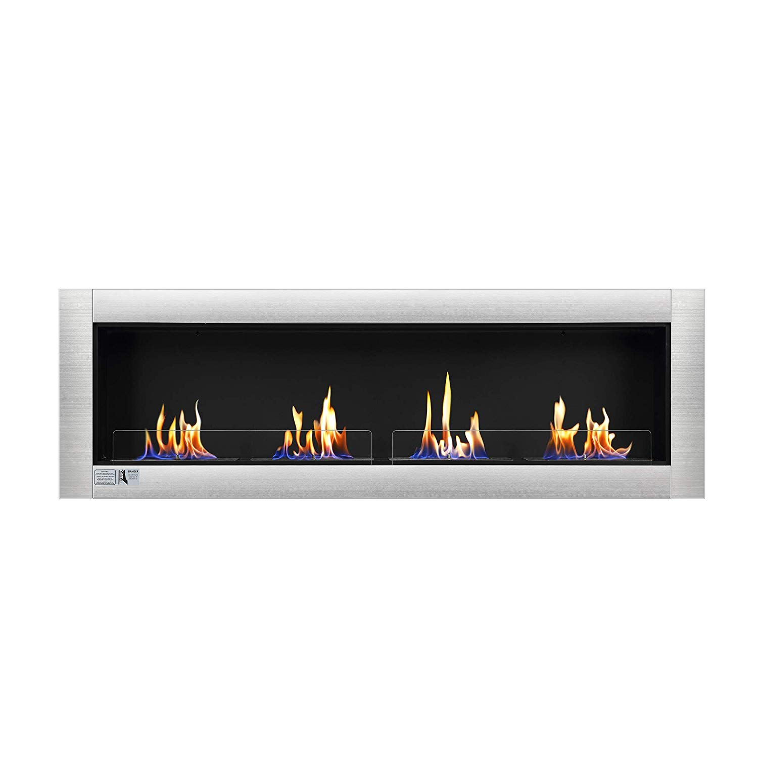 How to Clean Fireplace Glass Doors Beautiful Amazon Antarctic Star 66" Ventless Ethanol Fireplace