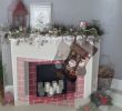 How to Decorate A Fireplace for Christmas Lovely Cardboard Fireplace Diy for Christmas