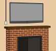 How to Hide Tv Wires Over Fireplace Inspirational How to Mount A Fireplace Tv Bracket 7 Steps with