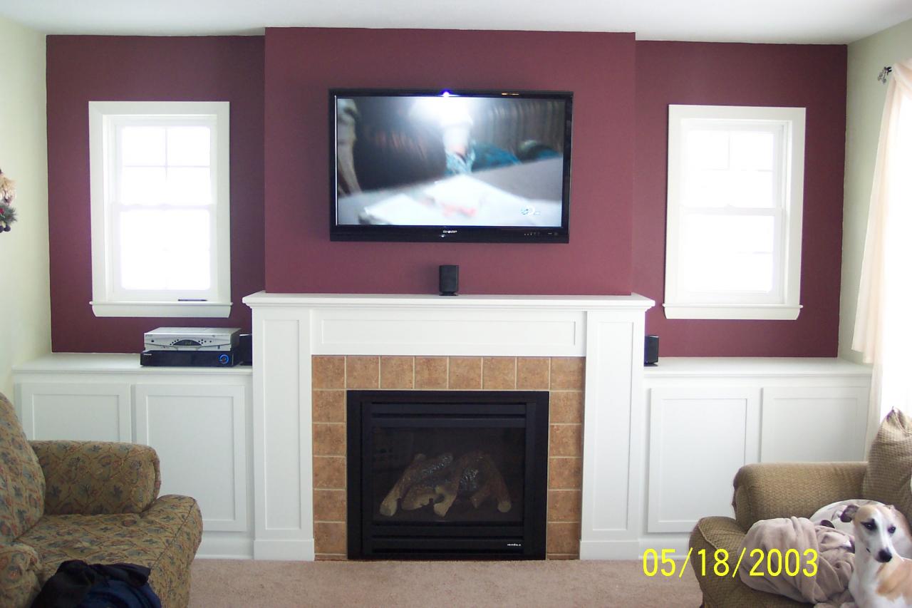Hiding Wires For Wall Mounted Tv Over Fireplace &XS85 fmEAm