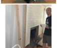 How to Install A Mantel On A Brick Fireplace Beautiful Shiplap Fireplace and Diy Mantle Ditched the Old