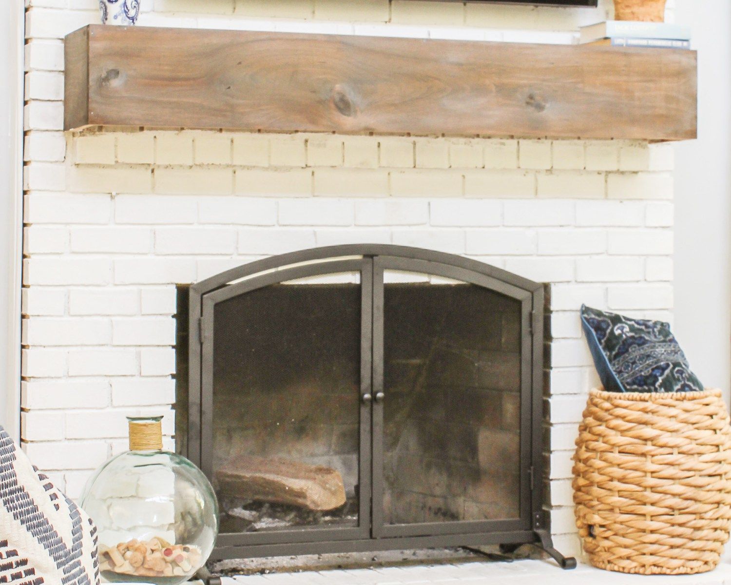 How to Install A Mantel On A Brick Fireplace Lovely How to Mount A Tv Over A Brick Fireplace and Hide the Wires