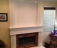 How to Install A Mantel On A Brick Fireplace New Custom Mantel Living Room