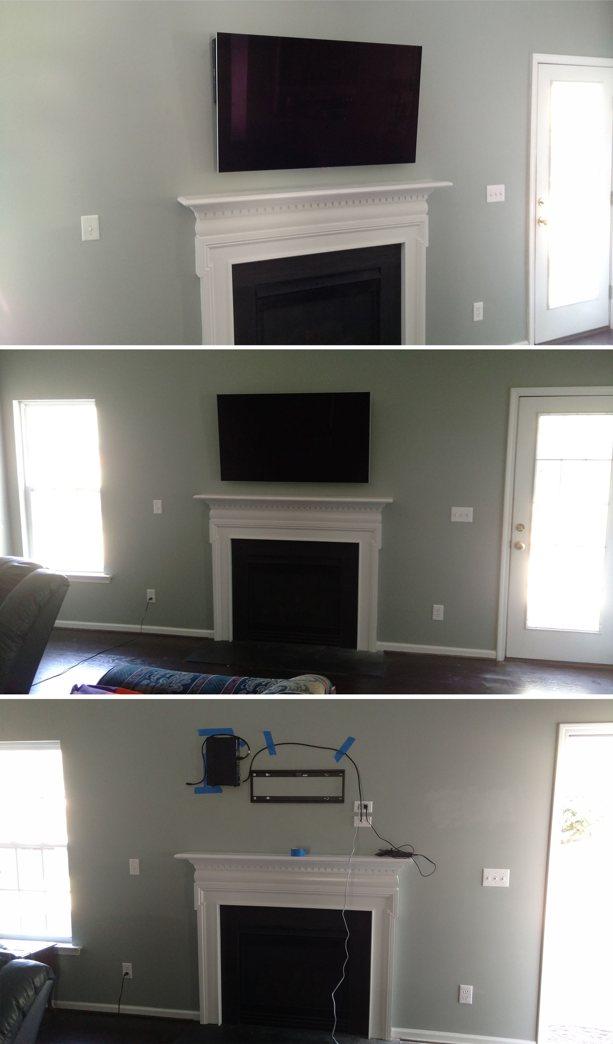 How to Install Electric Fireplace Beautiful Tv Installation In Greenville Sc
