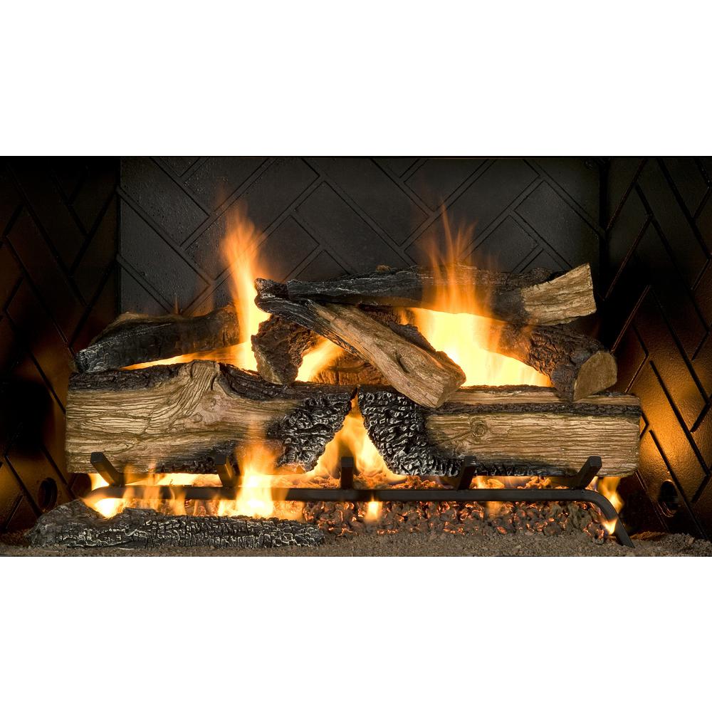 How to Install Gas Fireplace In Existing Chimney New Ventless Gas Fireplace Logs Gas Logs the Home Depot