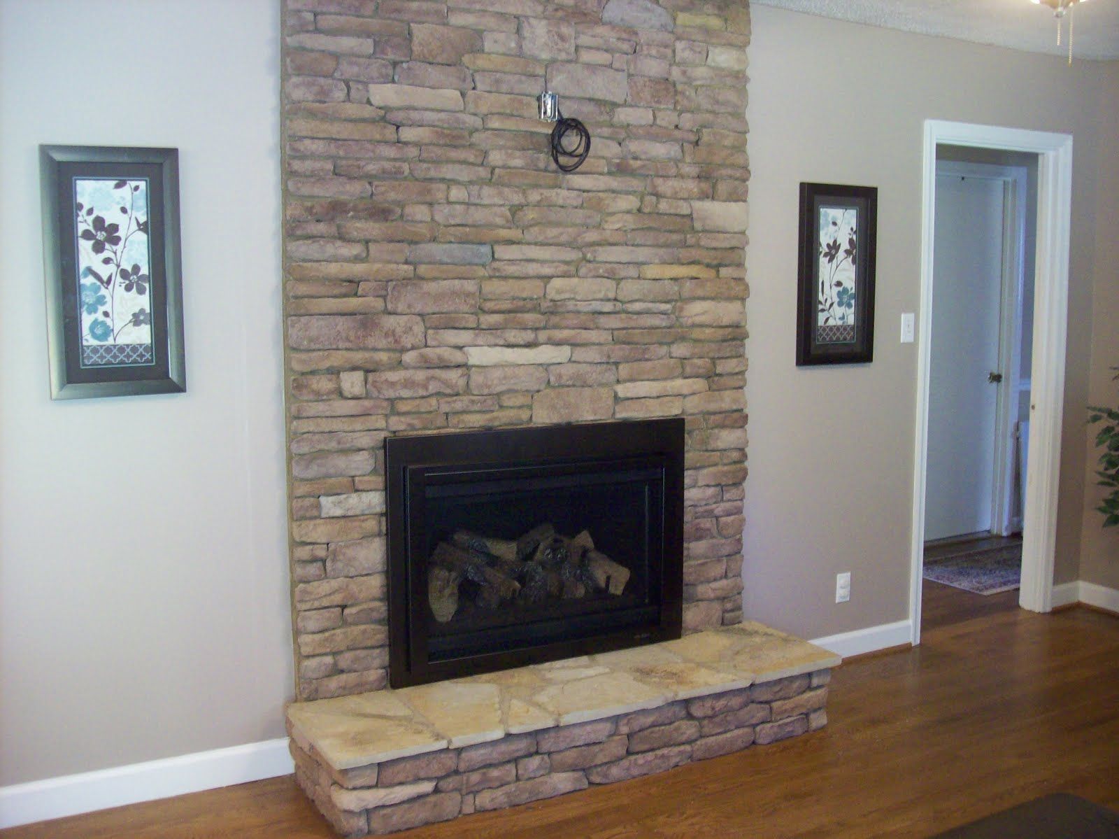 Stone Fireplace with TV da6b05a a d07a71f4775d
