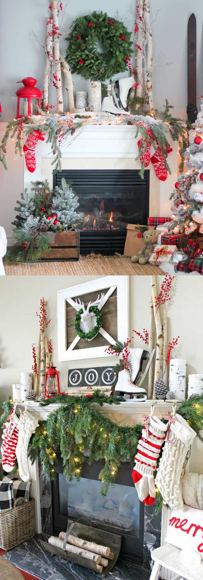 100 Favorite Christmas Decorating Ideas For Every Room in 100 favorite christmas decorating ideas every room apieceofrainbowblog 9