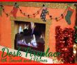 How to Make A Christmas Garland for Fireplace Inspirational Diy Desk Christmas Fireplace with sound & Flames Xmas Home Decor Mostly Dollar Tree
