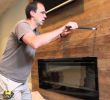 How to Mount Tv On Uneven Stone Fireplace New Installing A Wood Fireplace Mantel