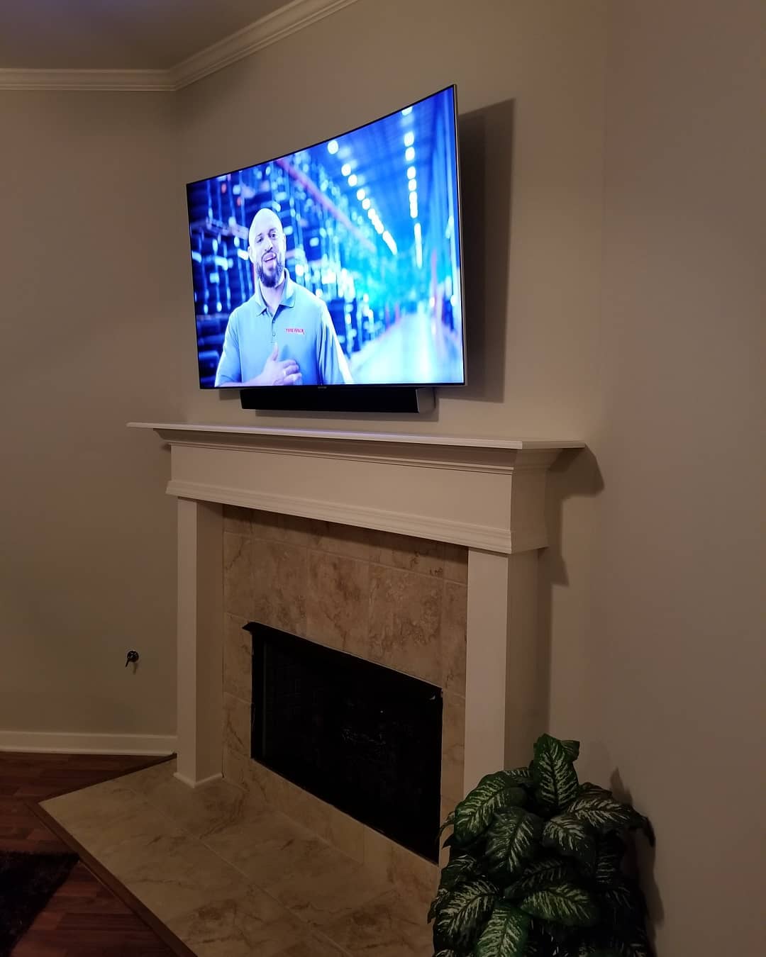 How to Mount Tv On Uneven Stone Fireplace Unique Hts601 S — Photos