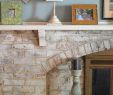 How to Paint A Brick Fireplace White Fresh Whitewashed Brick Fireplace