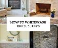 How to Remove Paint From Brick Fireplace Elegant How to Whitewash Brick 13 Diys Cover