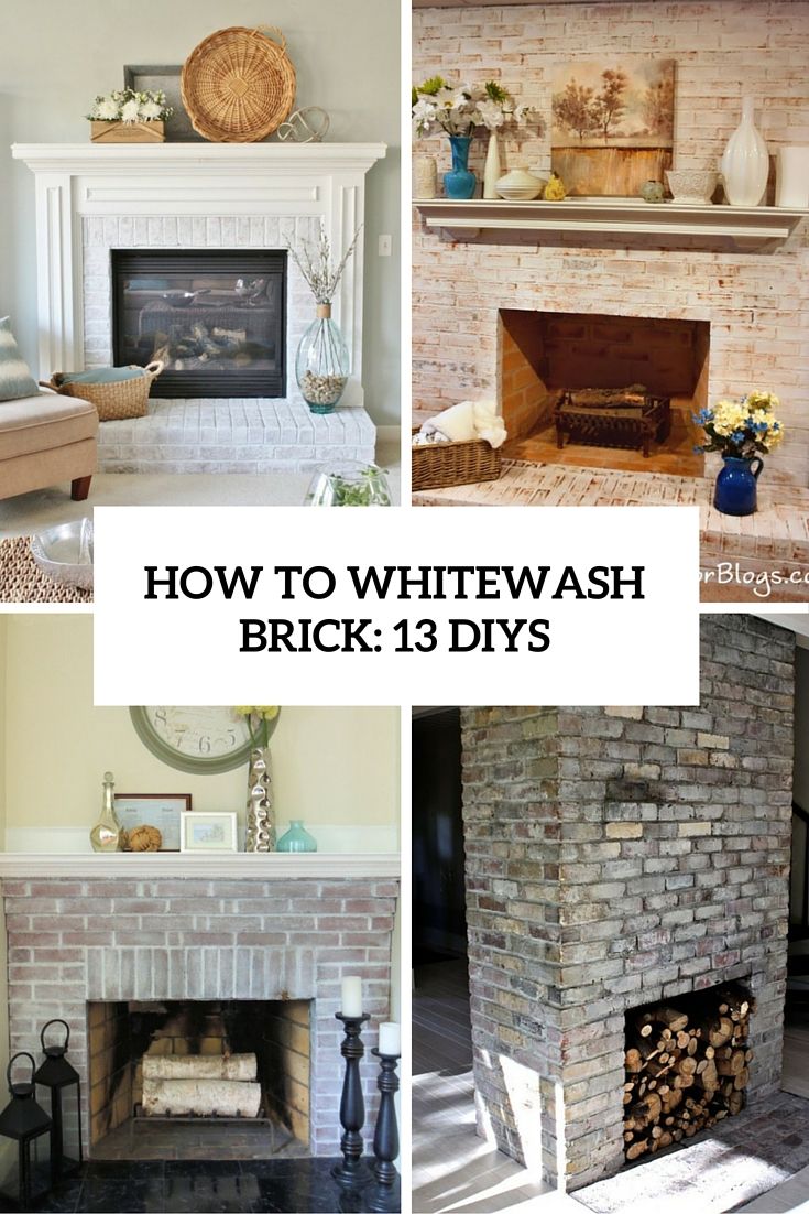 How to Remove Paint From Brick Fireplace Elegant How to Whitewash Brick 13 Diys Cover