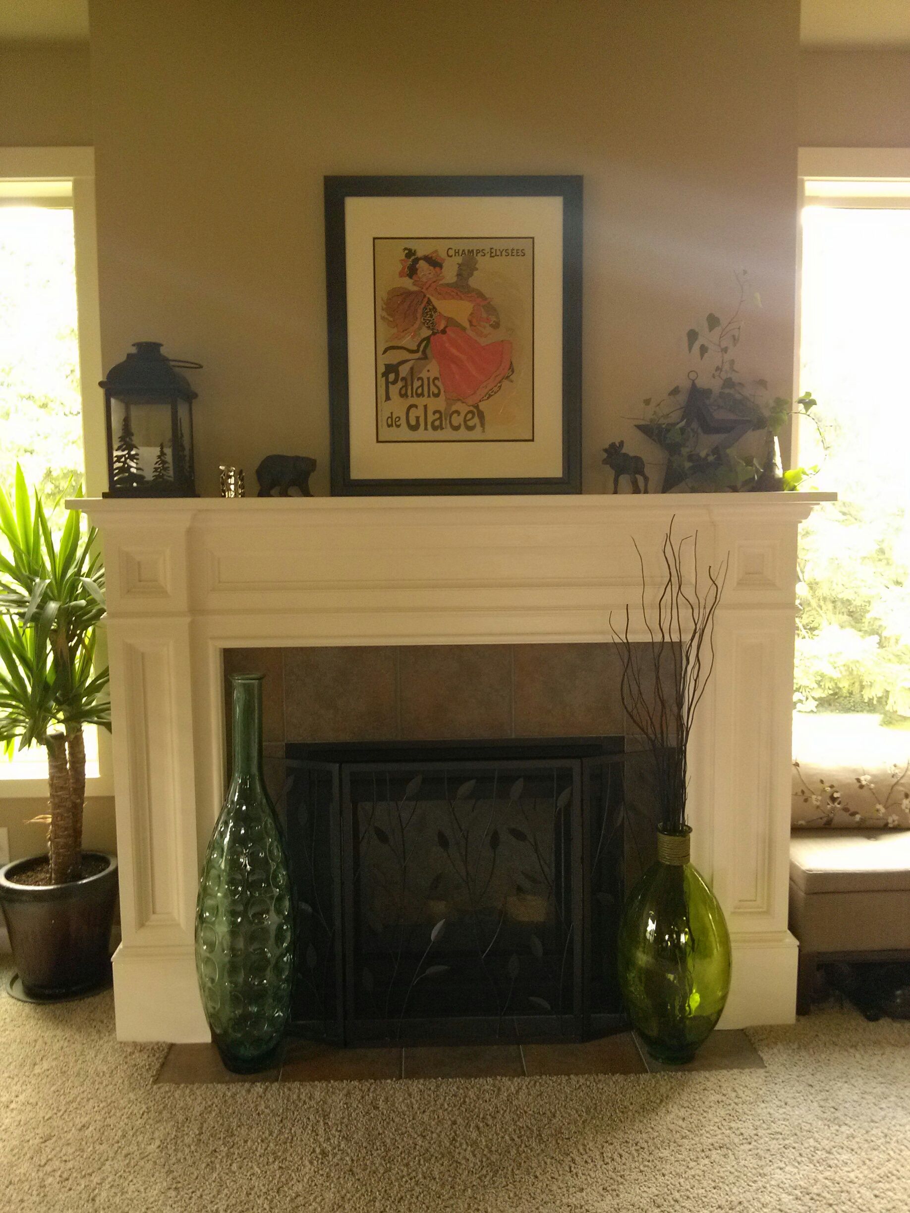 How to Retile A Fireplace New after Installation In My Home Diy Mantels