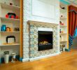 How to Tile Around Fireplace Awesome Tiled Fireplace