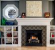 How to Tile Around Fireplace Beautiful This Small but Stylish Fireplace Features Our Lisbon Tile