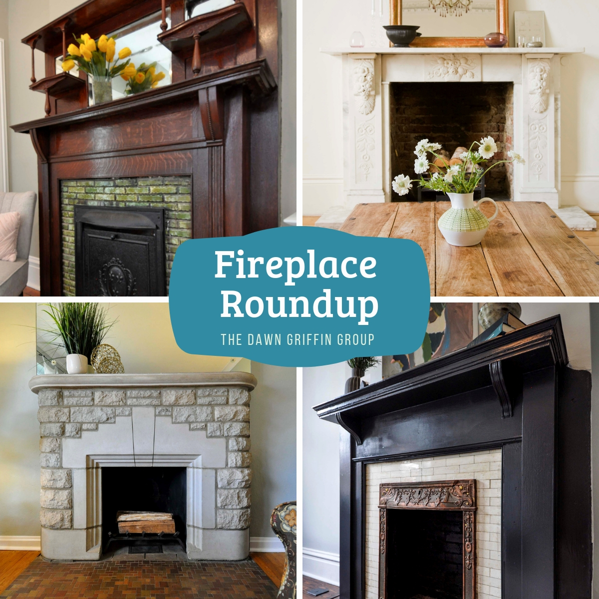 How to Update A 1970s Stone Fireplace Unique Fireplace Roundup Dawn Griffin Real Estate Group