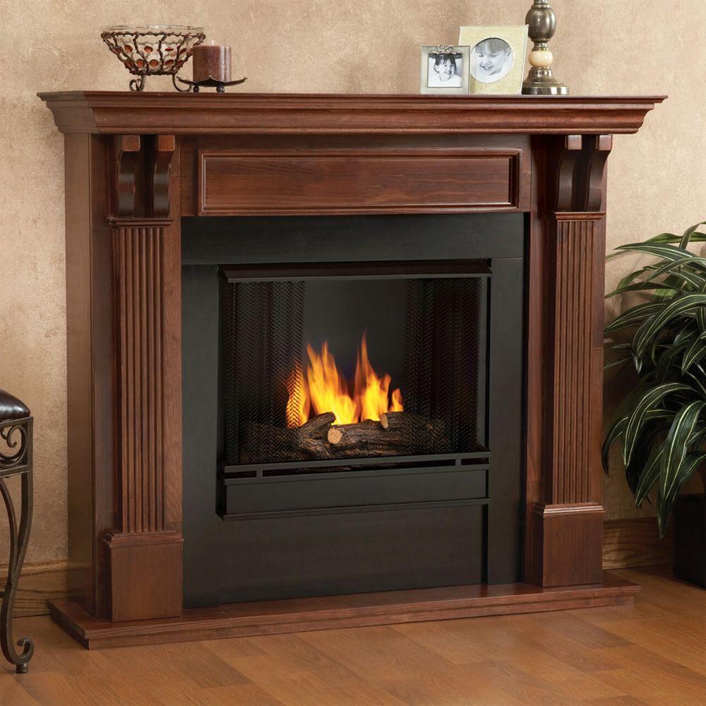mahogany real flame gel fireplaces 7100 m 64 1000