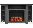 Infrared Fireplace Awesome Hanover Tyler Park 56 In Electric Corner Fireplace In Gray