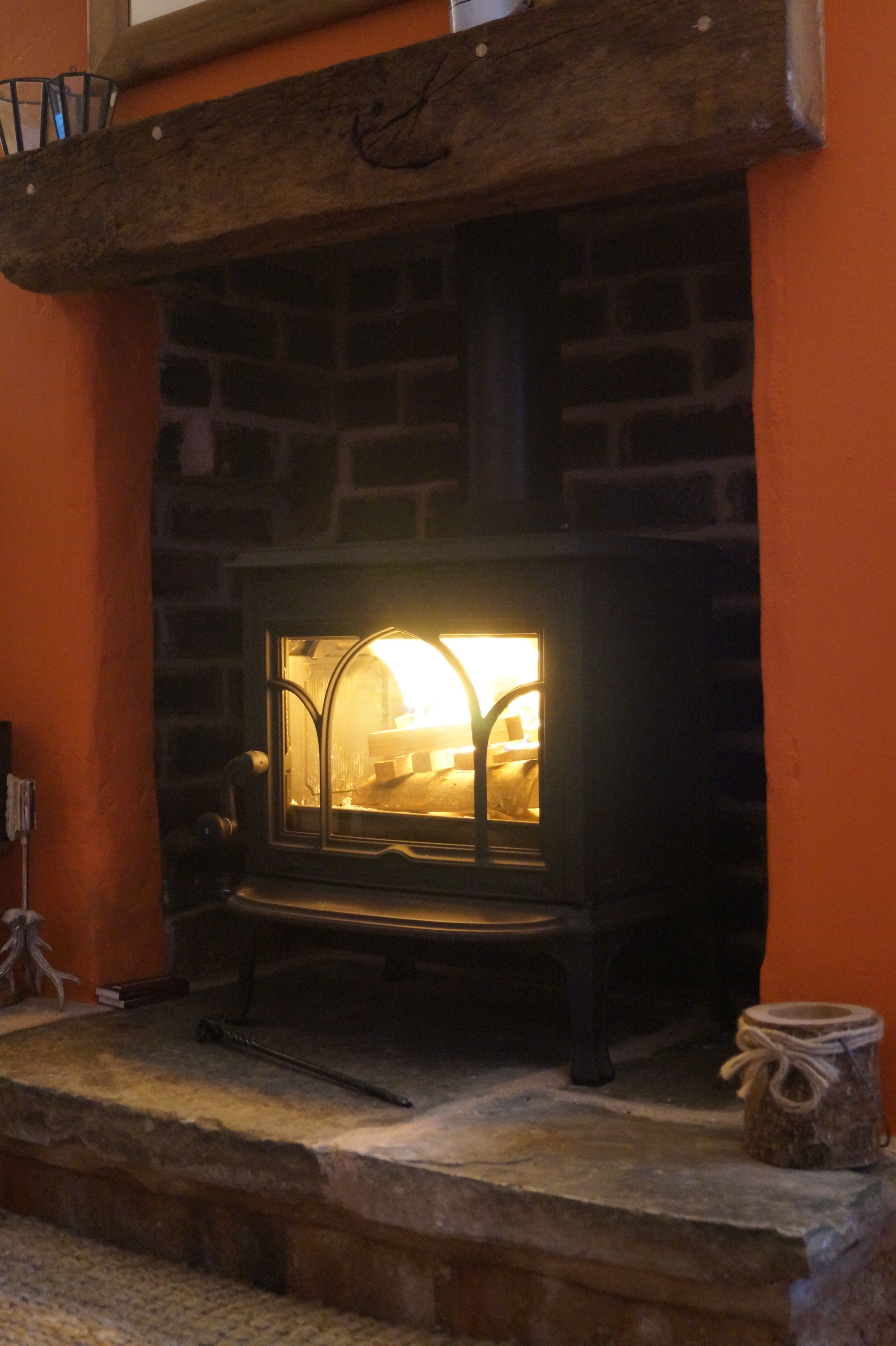 Install Wood Stove In Fireplace Lovely Our norwegian Jotul F100 Wood Burning Stove Recently