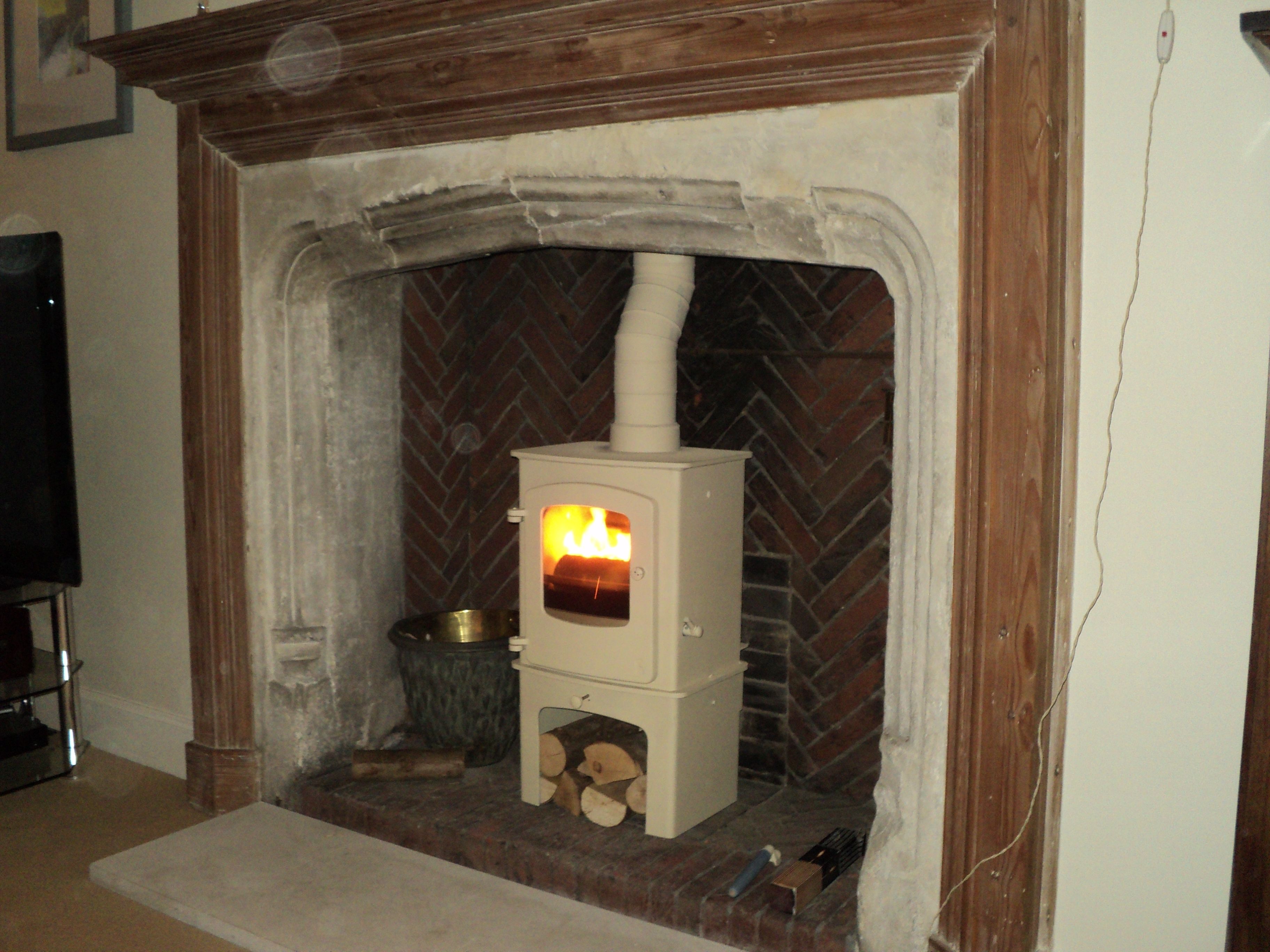 Installing A Freestanding Wood Stove In A Fireplace Unique Stove Installed Back In January 2011 by Our Team In This