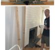 Installing A Mantel On A Brick Fireplace New Shiplap Fireplace and Diy Mantle Ditched the Old