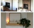 Installing A Mantel On A Brick Fireplace Unique Shiplap Fireplace and Diy Mantle Ditched the Old