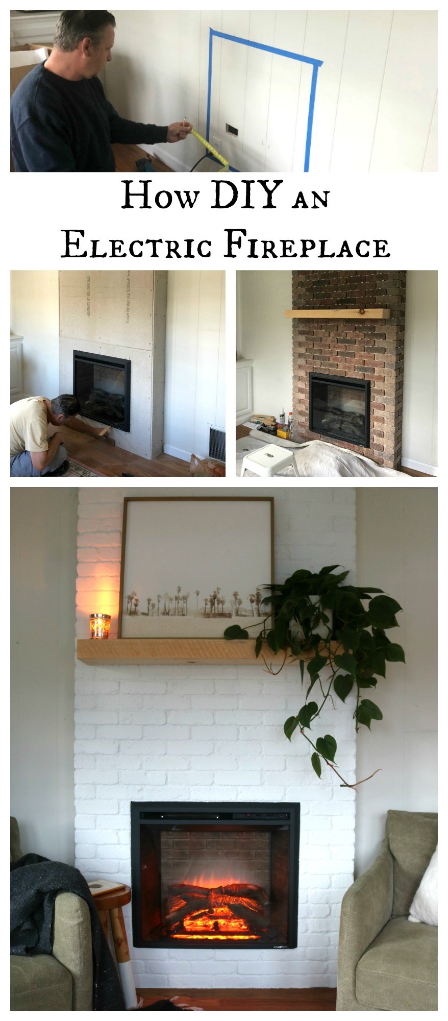 Installing A Mantel On A Brick Fireplace Unique Shiplap Fireplace and Diy Mantle Ditched the Old