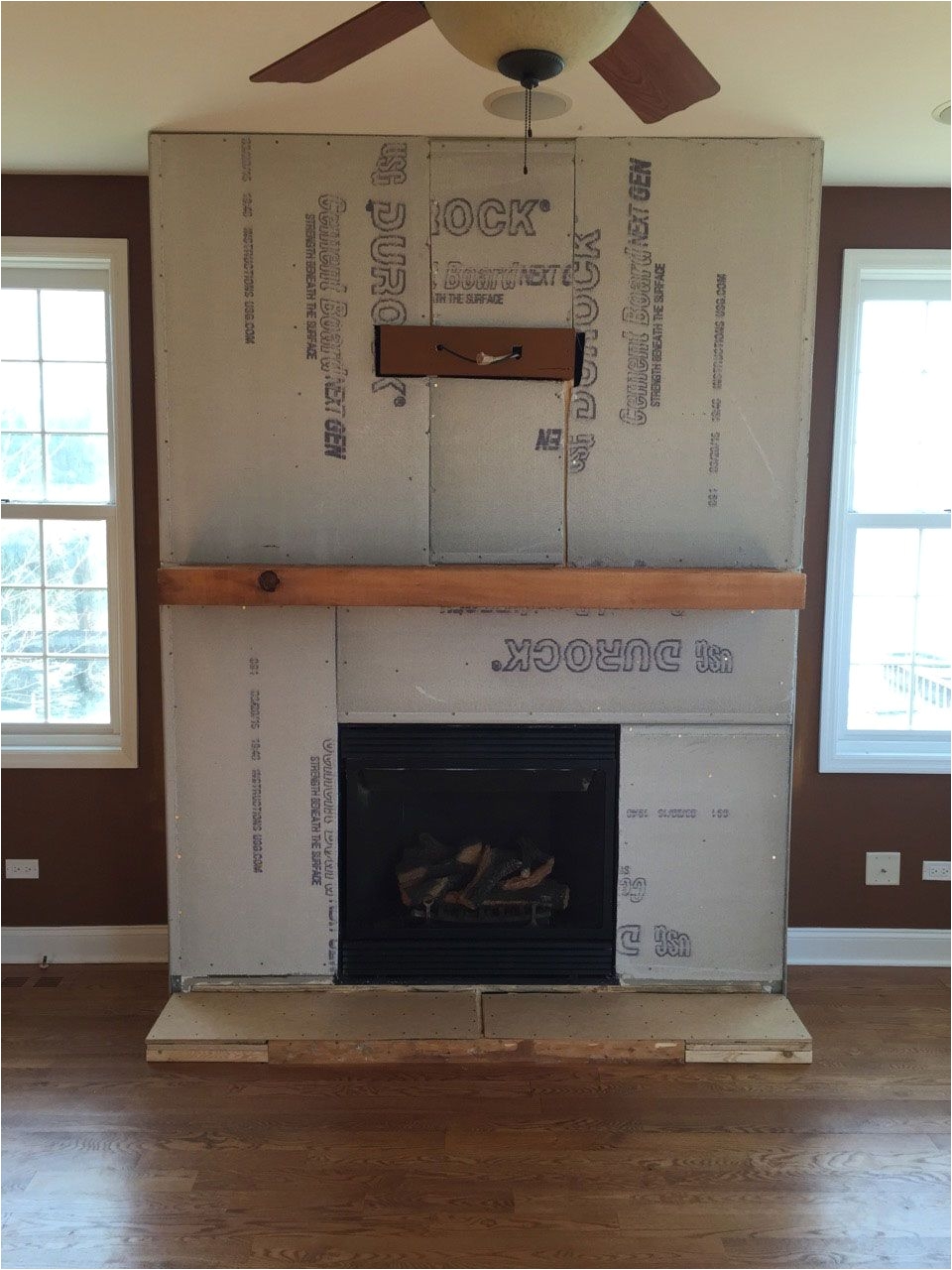 Installing Stone Veneer On Fireplace Fresh How to Build A Gas Fireplace Box A Diy Stone Veneer