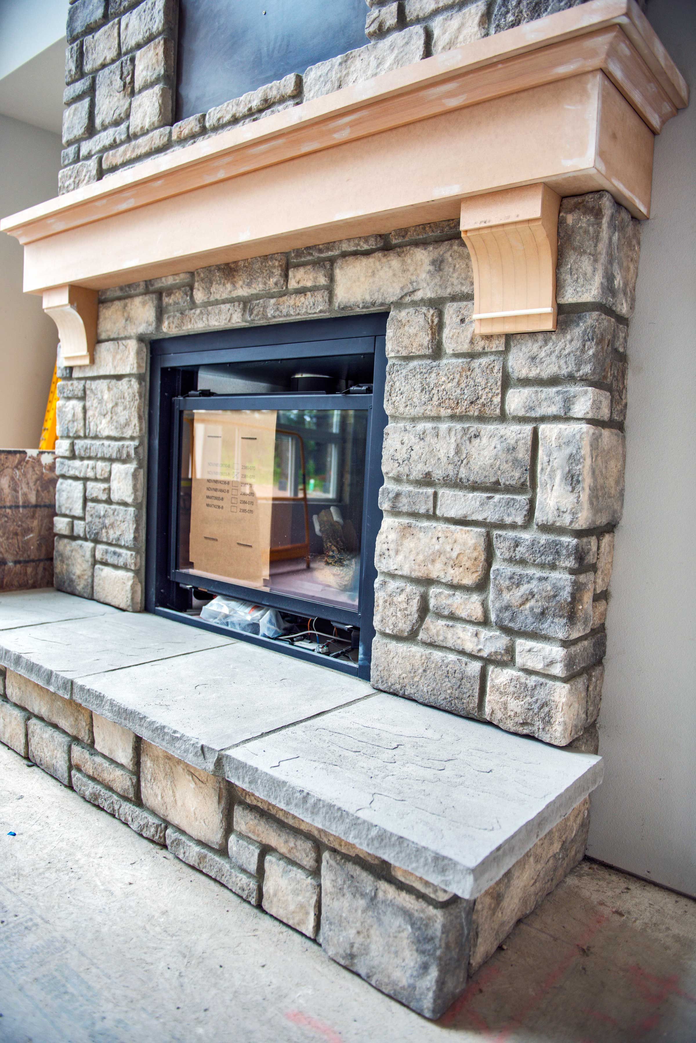 Installing Stone Veneer On Fireplace New Gallery Stone Veneer Inspiration