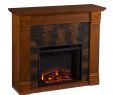 Ivory Electric Fireplace Awesome Pine Canopy Harper Blvd Stonegate Antique Oak Brown