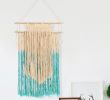 Ivory Electric Fireplace Luxury 45x90cm Handmade Tassels Macrame Wall Hanging Knitted Woven Tapestry for Decorations