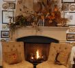 Kansas City Fireplace New Furniture Mantle Decor with Chairs and Carpet Also Flower