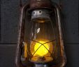 Kerosene Fireplace Inspirational Table Lamp Battery Operated Lantern Rustic Rusty