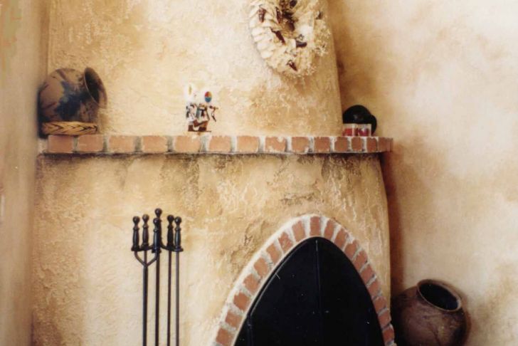 Kiva Fireplace Awesome Faux Painted Fireplace