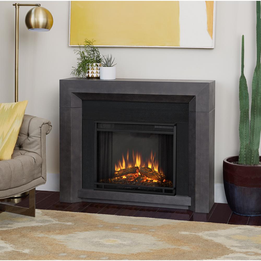 gray real flame freestanding electric fireplaces 3001e gry 64 1000