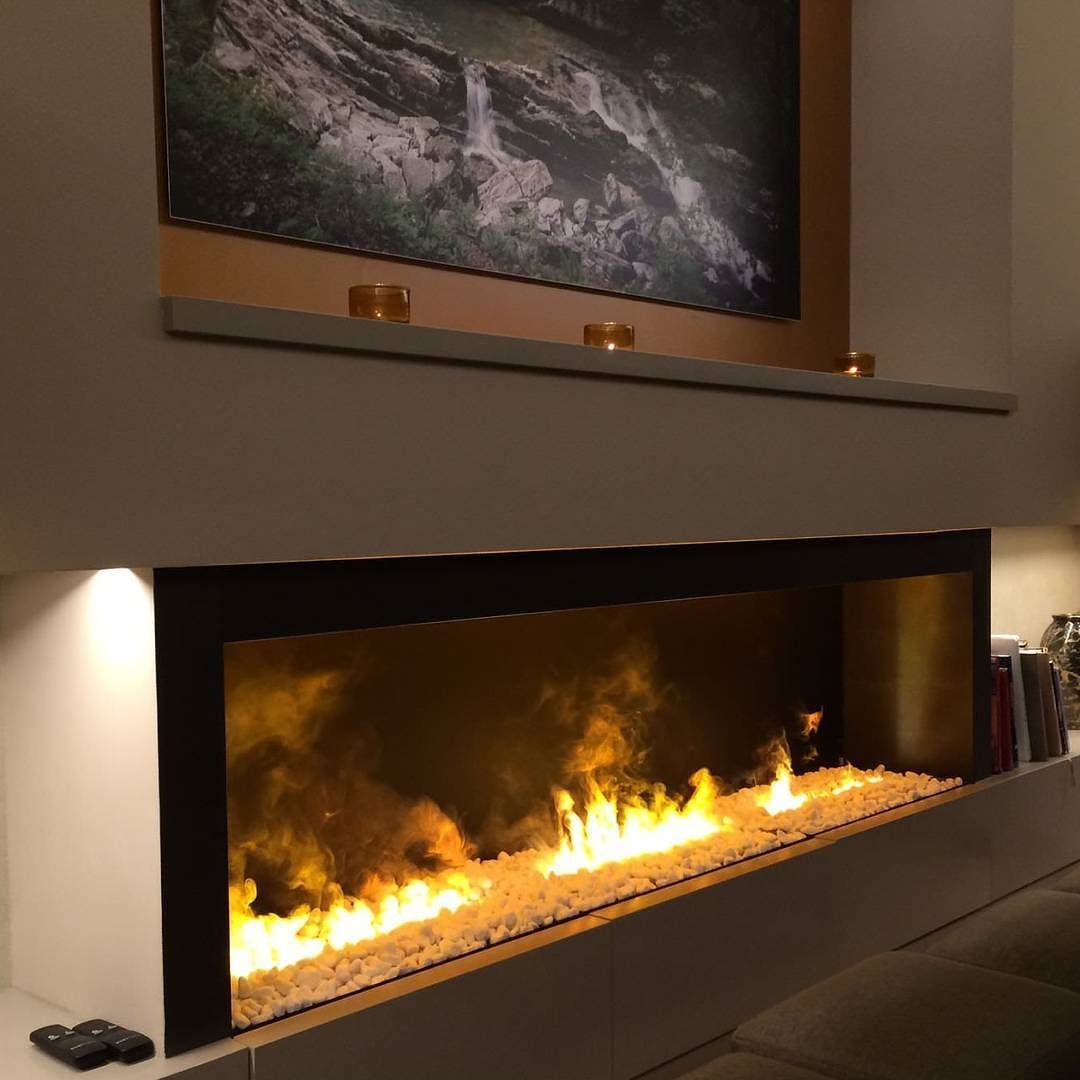 Kohls Electric Fireplace Elegant Modern Flames Landscape 60 X15 Fullview Built In Electric