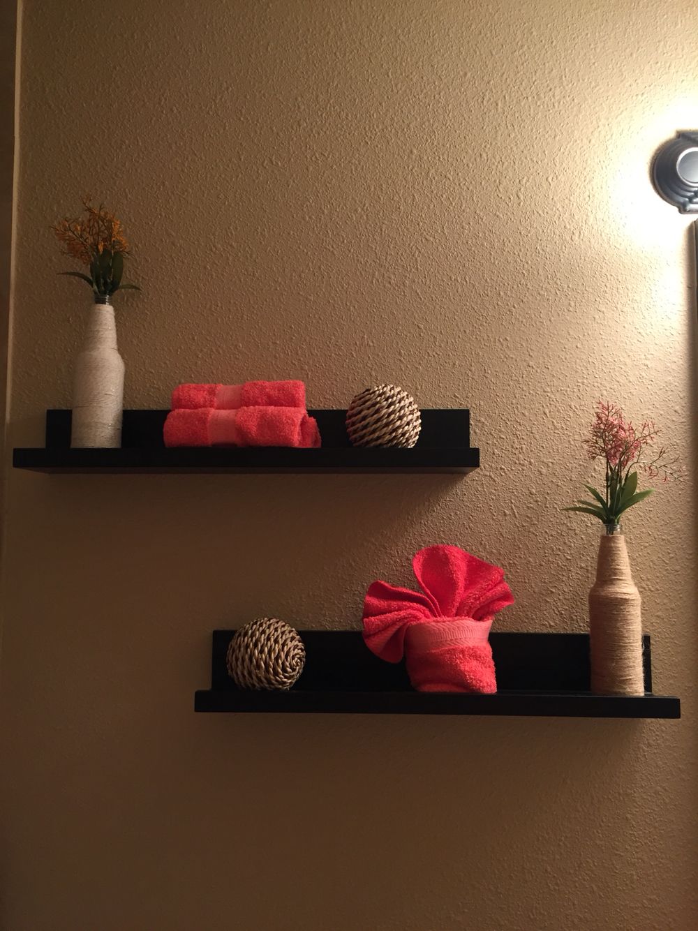 Kohls Fireplace Beautiful Floating Shelves From Lowes $23 Hand towels From Kohls $2 99