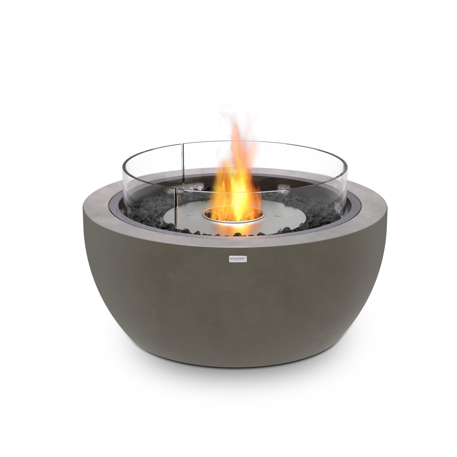 EcoSmart Glass Fire Screen for Martini and Pod 30 Fire Pits pod30 fire table ethanol natural glass by ecosmart fireEDITED 1600x