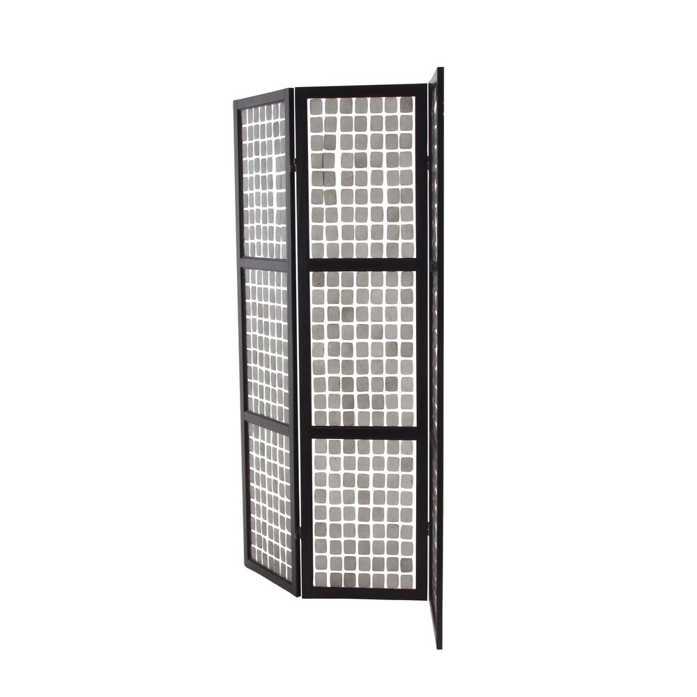 L Shaped Fireplace Screen Fresh Shop Farmhouse 71 Inch Wood and Capiz 3 Section Panel Screen