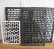 Large Fireplace Grate Elegant Vintage Cast Iron Decorative Heat Grate Vent Cover