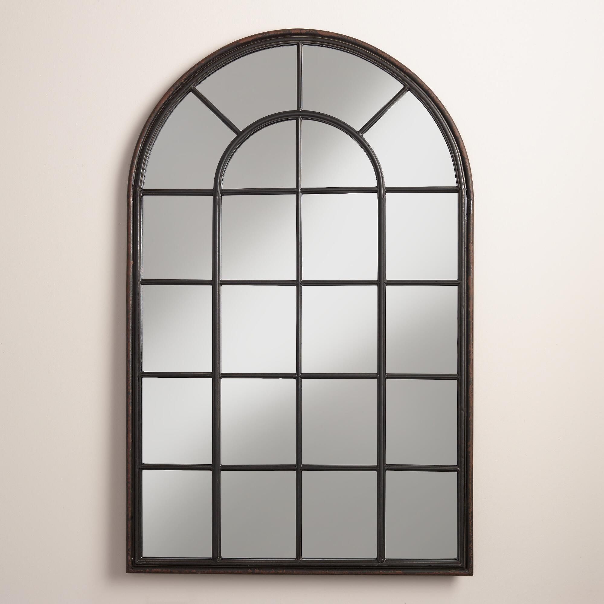 Large Mirror Over Fireplace New Our Window Inspired Iron Mirror Features A Broad Arch and An