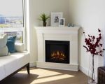 19 Luxury Large White Electric Fireplace