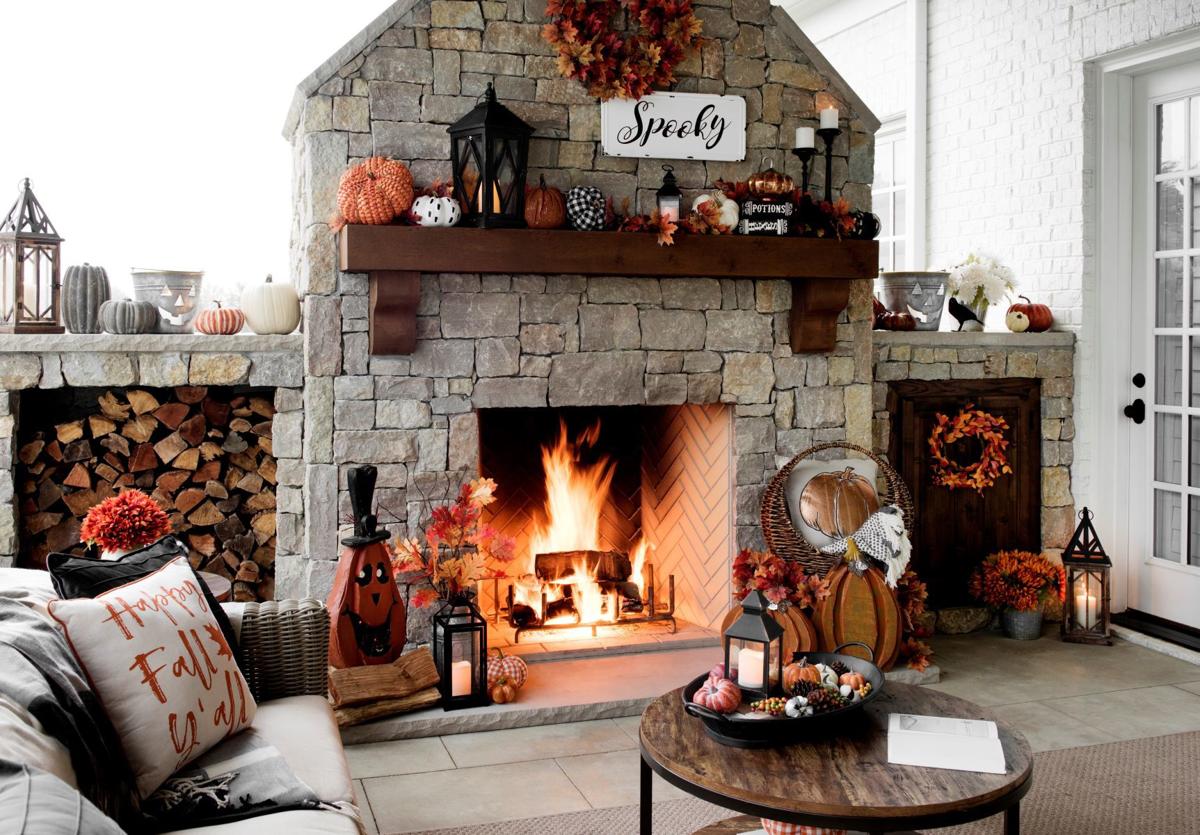 Large Wreaths for Above Fireplace Lovely at Home with Marni Jameson Fall is In the Air and Should Be