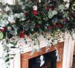 Large Wreaths for Above Fireplace Luxury My Home at Christmas How to Make This Fireplace Garland