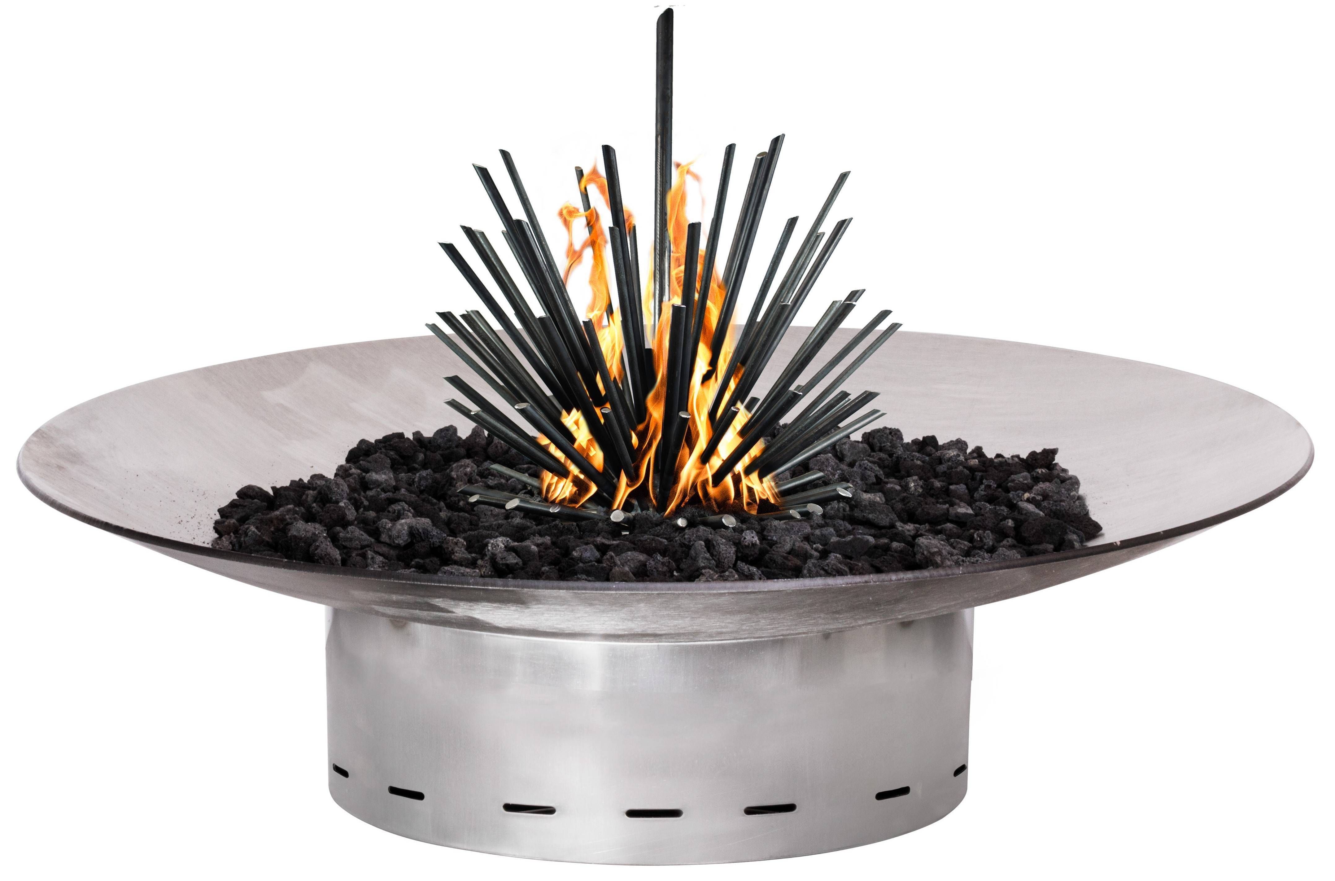 Lava Rock Fireplace Best Of Stainless Steel Fire Bowl Starting
