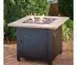 Lava Rock Fireplace Lovely Chiseled Stone Propane Fire Pit with Cover and Powder Coated