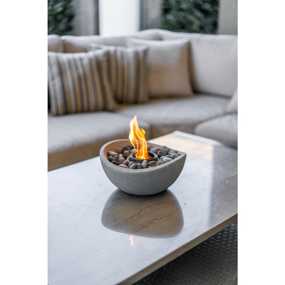 Terra Flame Wave Fire Bowl II pewter terra flame fire pots od tt wave ptr 03 d4 1000
